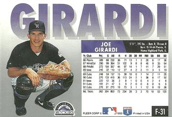 Joe Girardi  baseball card collectible - Main Image 2