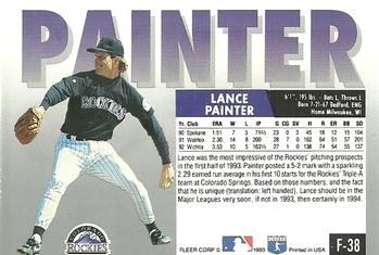 Lance Painter  baseball card collectible - Main Image 2