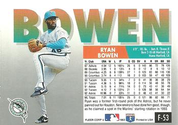 Ryan Bowen  baseball card collectible - Main Image 2