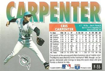 Cris Carpenter  baseball card collectible - Main Image 2