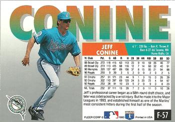 Jeff Conine  baseball card collectible - Main Image 2