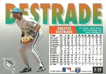Orestes Destrade  baseball card collectible - Main Image 2