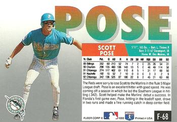 Scott Pose  baseball card collectible - Main Image 2
