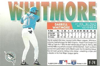 Darrell Whitmore  baseball card collectible - Main Image 2