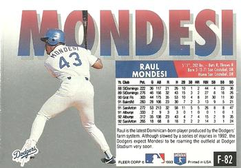 Raul Mondesi  baseball card collectible - Main Image 2