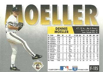 Dennis Moeller  baseball card collectible - Main Image 2