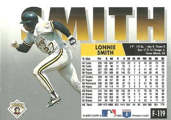 Lonnie Smith  baseball card collectible - Main Image 2