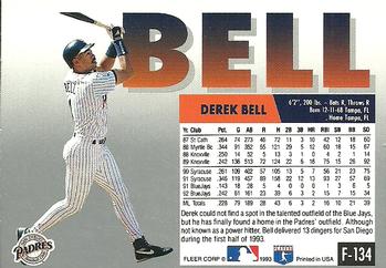 Derek Bell  baseball card collectible - Main Image 2