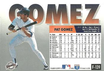Pat Gomez  baseball card collectible - Main Image 2