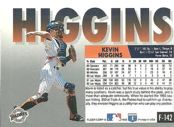 Kevin Higgins  baseball card collectible - Main Image 2