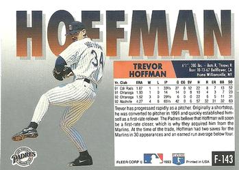 Trevor Hoffman  baseball card collectible - Main Image 2