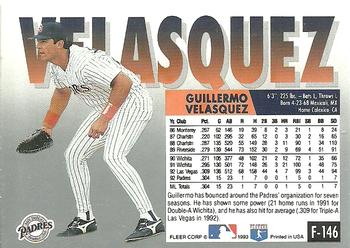Guillermo Velasquez  baseball card collectible - Main Image 2