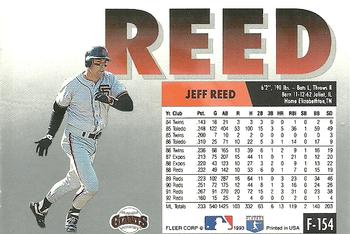 Jeff Reed  baseball card collectible - Main Image 2