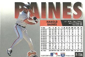 Harold Baines  baseball card collectible - Main Image 2