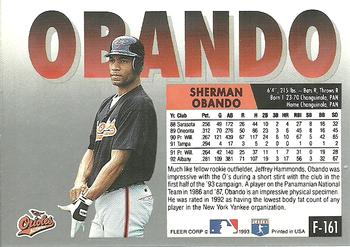 Sherman Obando  baseball card collectible - Main Image 2