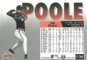 Jim Poole  baseball card collectible - Main Image 2