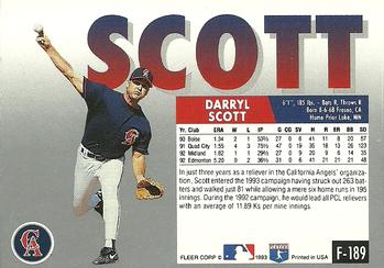 Darryl Scott  baseball card collectible - Main Image 2