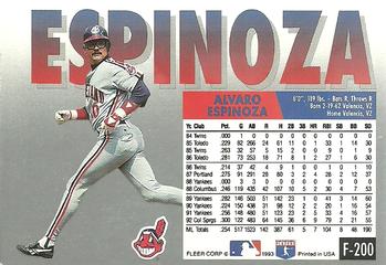Alvaro Espinoza  baseball card collectible - Main Image 2