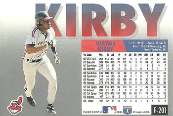 Wayne Kirby  baseball card collectible - Main Image 2