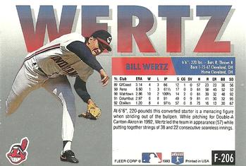 Bill Wertz  baseball card collectible - Main Image 2