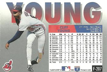 Cliff Young  baseball card collectible - Main Image 2