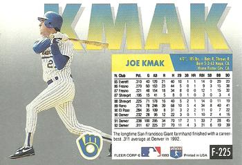 Joe Kmak  baseball card collectible - Main Image 2