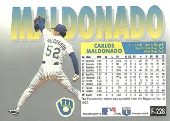 Carlos Maldonado  baseball card collectible - Main Image 2