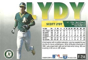 Scott Lydy  baseball card collectible - Main Image 2