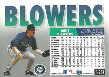 Mike Blowers  baseball card collectible - Main Image 2