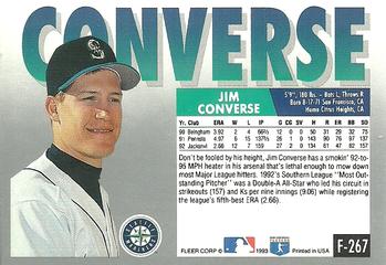 Jim Converse  baseball card collectible - Main Image 2