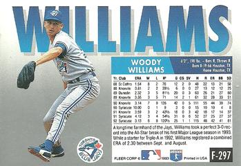 Woody Williams  baseball card collectible - Main Image 2