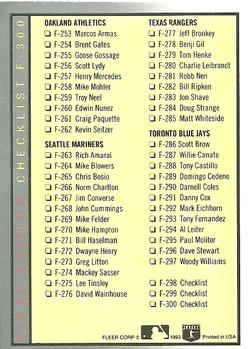 Checklist: F203-F300  baseball card collectible - Main Image 2
