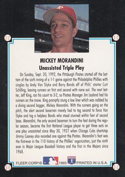 Mickey Morandini  baseball card collectible - Main Image 2