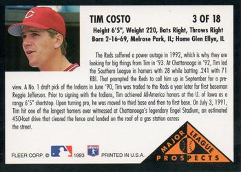 Tim Costo  baseball card collectible - Main Image 2