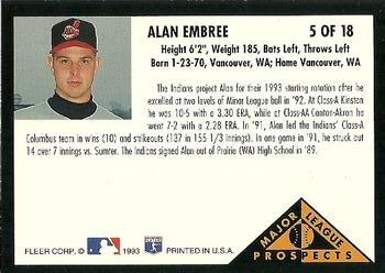 Alan Embree  baseball card collectible - Main Image 2