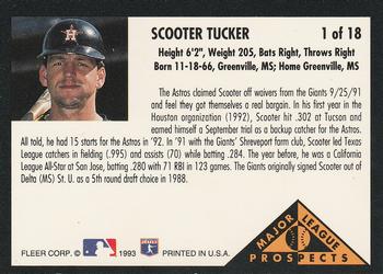 Scooter Tucker  baseball card collectible - Main Image 2