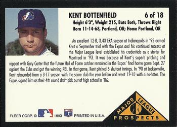 Kent Bottenfield  baseball card collectible - Main Image 2