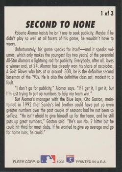 Roberto Alomar  baseball card collectible - Main Image 2