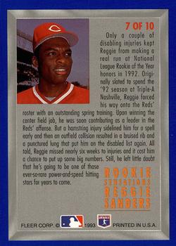 Reggie Sanders  baseball card collectible - Main Image 2