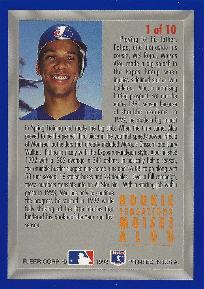 Moises Alou  baseball card collectible - Main Image 2