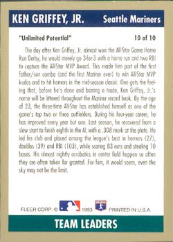 Ken Griffey, Jr.  baseball card collectible - Main Image 2