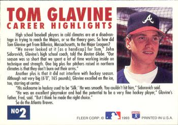 Tom Glavine  baseball card collectible - Main Image 2