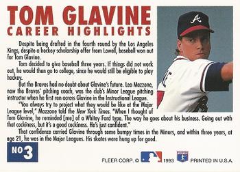Tom Glavine  baseball card collectible - Main Image 2