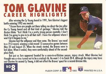 Tom Glavine  baseball card collectible - Main Image 2
