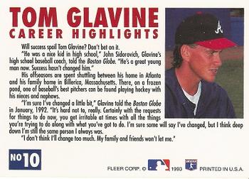Tom Glavine  baseball card collectible - Main Image 2