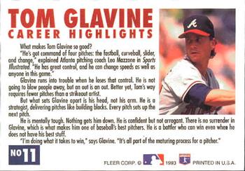 Tom Glavine  baseball card collectible - Main Image 2
