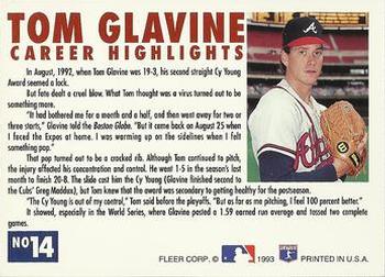 Tom Glavine  baseball card collectible - Main Image 2