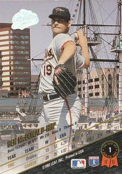 Ben McDonald  baseball card collectible - Main Image 2