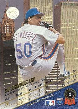 Sid Fernandez  baseball card collectible - Main Image 2