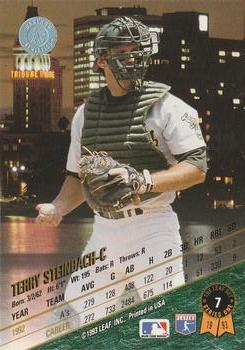 Terry Steinbach  baseball card collectible - Main Image 2